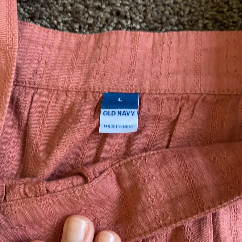 NWT Old Navy Dusty Red Puff Sleeve Mini Swing Dress - Picture 4 of 7